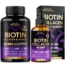 NUTRAHARMONY Biotin, Keratin, Hyaluronic Acid Capsules & Biotin, Collagen Drops