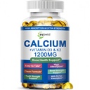 Calcium Supplements for Women - Calcium 1200 mg with Vitamin D3 & K2 - High Absorption Extra Strength Calcium Citrate for Bone Health, Strength, Density, Muscle, Heart Support - Slow Release, Non-GMO