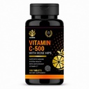 Vitamin C-500 with Rose Hips – Immune Support & Antioxidant Formula, Citrus Bioflavonoids, Halal Supplement, Made in USA
