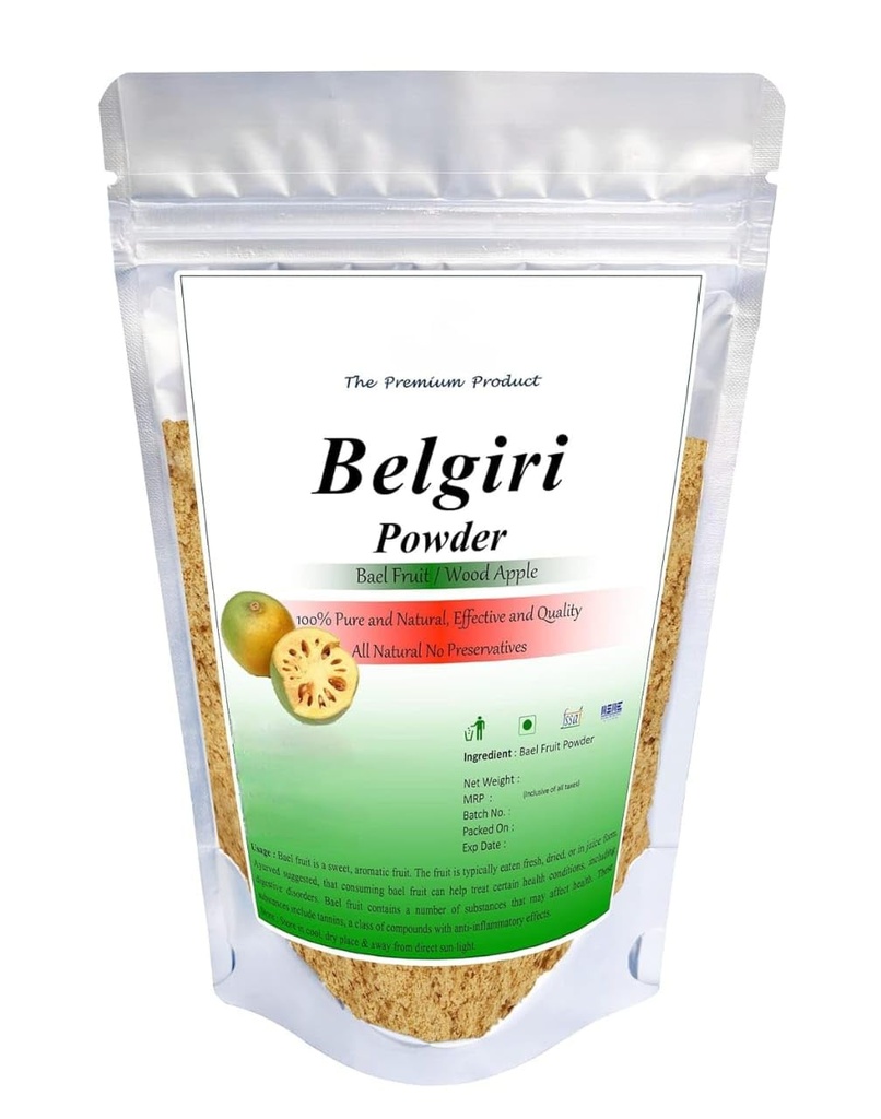 Belgiri Powder | Aegle Marmelos/Bael Fruit Natural Herbal Supplement | 100 gram