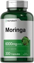 Horbäach Moringa Oleifera | 300 Powder Capsules | Complete Green Superfood | Non-GMO and Gluten Free Extract Formula