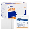 100 Pack Sterile Gauze Pads 2x2 Inch 12-Ply, 100% Cotton Medical Gauze Pads for Wound Care, Highly Absorbent Bulk Hospital-Grade First Aid & Surgical Dressing