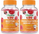 Bikini Lifeable + Phosphatidylserine (PS) Bambini, Gummies Bundle - Grande Degustazione, Supplemento di vitamina, Senza glutine, OGM libero, pancia masticabile