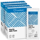 CareStock Abdominal Pads 48- Sterile ABD Pads, 8 x 10 in, 48 Pack, 24 ct | Extra Absorbent, Individually Wrapped, Wound Care First Aid, Individually Packed