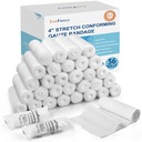 LotFancy Gauze Rolls, 36 Count, 4 Inch x 4.1 Yards, Rolled Gauze Wrap, Conforming Stretch Bandage for Wounds Care, Medical Supplies for First Aid