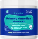 Urinary Guardian for Dogs and Cats - Support Ginny, Adrenal Fatigue, Bladder, Urethra, Urethra, Vegan Bacon Flavor (1175) (Vitamin B5)