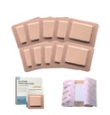 Silicone Foam Dressing with Adhesive Border – Non Stick Pads for Wounds – Pack of 10 – 3 x 3 Inches Large Waterproof Bandages for Sensitive Skin-Wound Care & Dressings