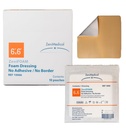 ZeniFOAM Polyurethane Foam Dressing 6" x 6" - No Border, No Adhesive, Sterile, Highly Absorbent for Heavy Wound Drainage, Non-Stick and Lint-Free Pad, Latex-Free, with Waterproof Backing (10pcs/Box)