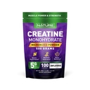 Creatine Monohydrate Powder – Micronized Creatine for Men & Women – Pure Monohydrate Creatina Suplemento – Muscle Strength, Performance & Recovery – 100 Servings, 500 Grams, Unflavored
