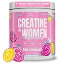 Nutrex Research Creatine for Women Booty & Beauty – Pink Lemonade | 5g Creatine, 2g Collagen, BCAAs & Hyaluronic Acid | Gluten Free, 30 Servings