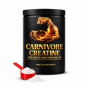 Carnivore Creatine® – Pure Micronized Creatine Monohydrate, No Fillers, Zero Carbs, Unflavored – 300g (60 Servings)