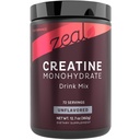 Zeal Micronized Creatine Monohydrate Powder | Pure Unflavored Creatine | 5g per Serving, 72 Servings | Supports Muscle Growth, Strength & Recovery | Creatina Monohidratada en Polvo