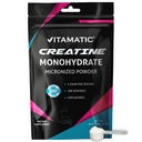 Vitamatic Creatine Monohydrate Powder – 5000 mg Per Serving, 1 kg, Unflavored, Micronized Creatine Supplement, Vegan, Non-GMO, Gluten Free