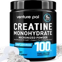 Venture Pal Creatine Powder – Micronized Creatine Monohydrate, Unflavored Supplement for Active Lifestyle