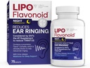 Lipo-Flavonoid nighttime PM for Tinnitus Relief - sleep Aid with Melatonin, Bioflavonoids, " Vitamin C - Ring in The Ears, Ear Health, " restation - Use with Lipo-Flavonoid Plus 75 Caplets