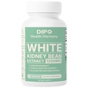 DIPO White Kidney Bean Extract Carb Blocker, 1200mg per Serving for Metabolism Boost & Ease Calories from Starchy Food - White Kidney Beans Supplement, Carb Control Supplements - 60 Vegan Capsules