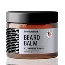 Beard Balm for Men - Utility Balm Travel Pack - Supports Thicker Beard, Lumber Yard Scent, Natural Ingredients Butter Reduces Dryness & Enhances Look - 2 oz
