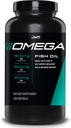 Phụ khoa học về khoa học Omega JYM Fish Oil 2800mg, High Potency Omega 3, EPA, DHA, DPA for Brain, Heart, và tham gia hỗ trợ 120 Gels mềm