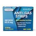 Anti Gas Relief 10 Strips | Mint Flavor Oral Dissolvable Strips | Rapid Gas and Bloating Relief for Adults, Women and Men | Simethicone 62.5 mg | No Water Needed