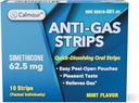 Anti Gas Relief 10 strisce | Mint Flavor Oral Dissolvable Anti Bloating Relief Strips | Rapid Gas Relief per Adulti | Efficace Bloating Relief per Donne | Simethicone Anti Bloating per Donne