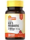 Sundance Kid's Chewable Probiotic | 30 Tablets | 3 Billion Active Cultures | Berry Flavor | Vegetarian, Non-GMO, and Gluten Free Supplement | Berry Flavor | Vegetarian, Non-GMO and Gluten Free Supplement