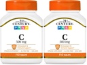 21st Century C 500 Mg Tablets, 110 Count (Pack of 2)