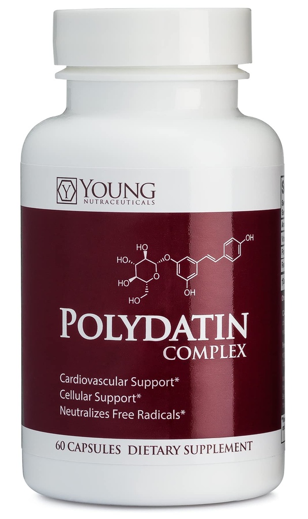 Mirica YoungNutra Polydatin Complex with Resveratrol- High Absorption - 60 Capsules