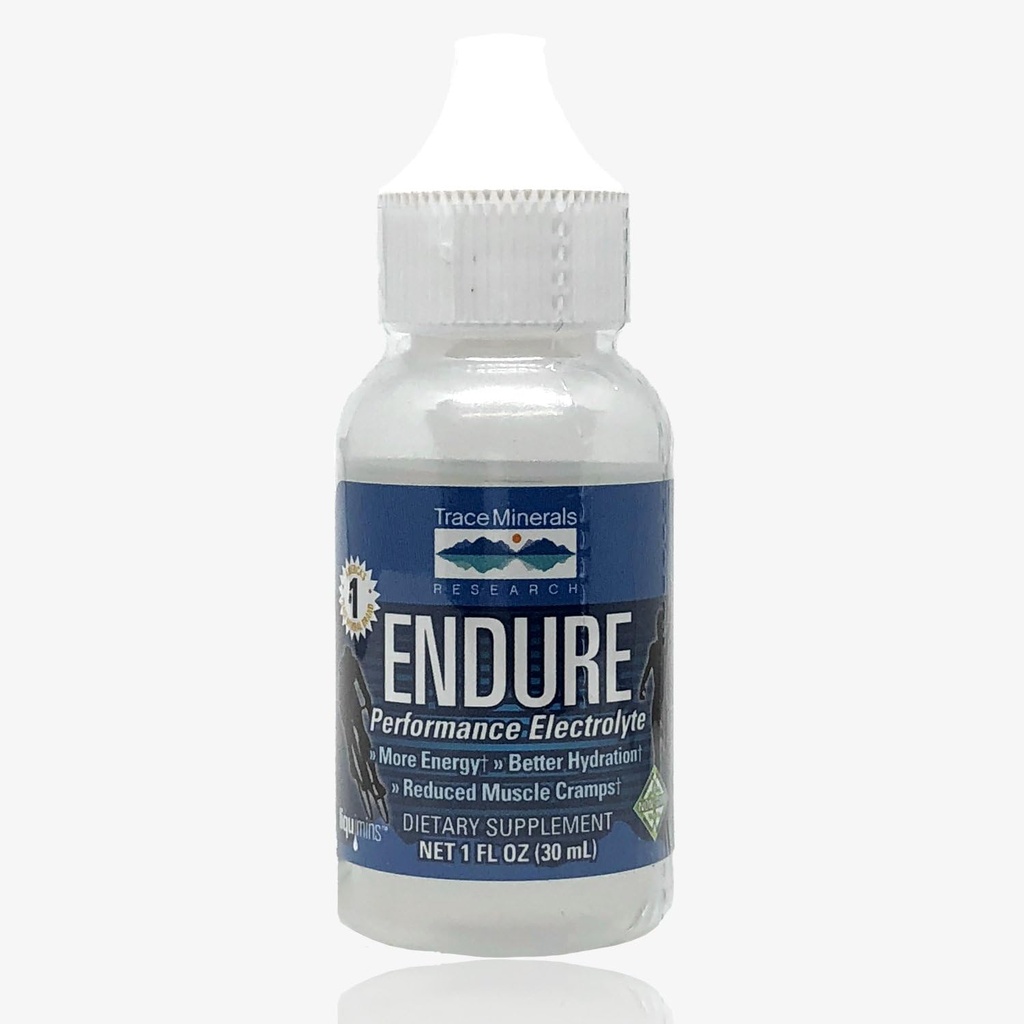 Mineralen Endure - Liquid Mineral Absorption Support Supplement - Elektrolitoen gehigarria Hidratazioa eta Energia Osasuntsua - Errendimendua Magnesio eta Kloroiderekin - 1 fl oz (48 zerbitzatu)