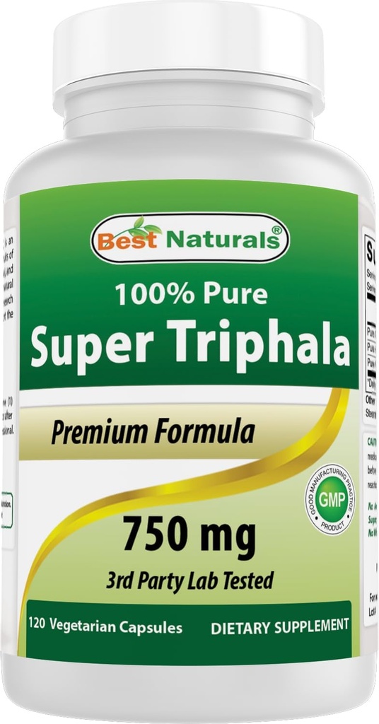 Najlepsze Naturals Triphala 750 mg 120 Vcaps