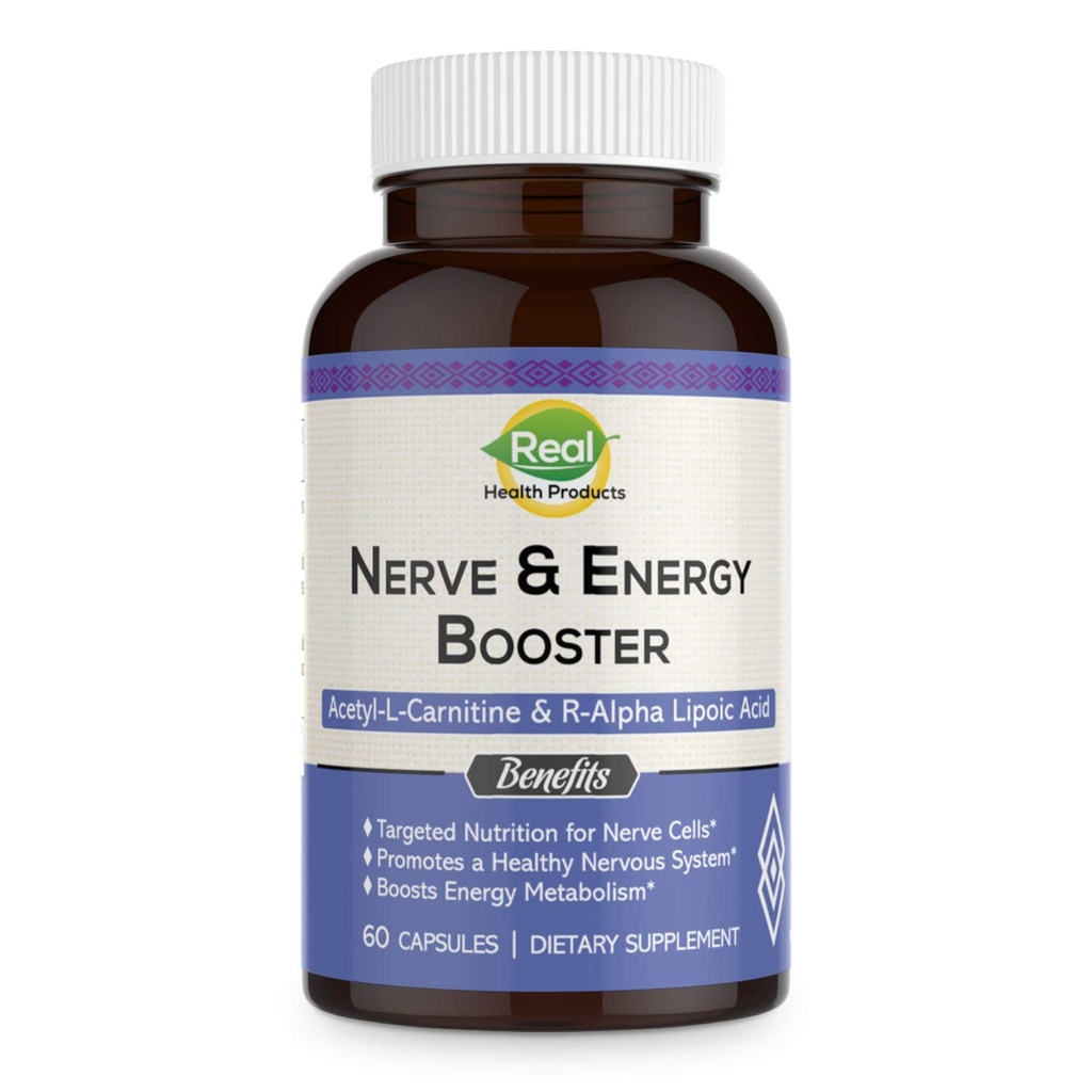 ALA Supplement - R-Alpha Lipoic Acid 300mg & Acetyl L-carnitine 1000mg - Nerve & Energy Booster for Nerve, Cardiovascular, Cognitive Function & Antioxidant Support, 60 Capsules, 30 Days Supply
