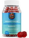 Generic Nyum Nutrition Organic KSM-66 Ashwagandha Gummies, 60 Count, Mixed Wild Berries, Red/Blue