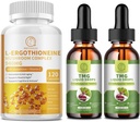 L-Ergothioneine Mushroom Complex Capsules & TMG (Trimetilglycina) Liquid Drops