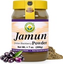 Basic Ayurveda Jamun Powder – 7.05 Oz(200g) – 印度黑莓果粉 – 天然草药补充剂 – 富含抗氧化剂 → Vegan & Gluten-free