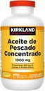Dầu cá ký hiệu Kirkland 1000mg, 400 lượng