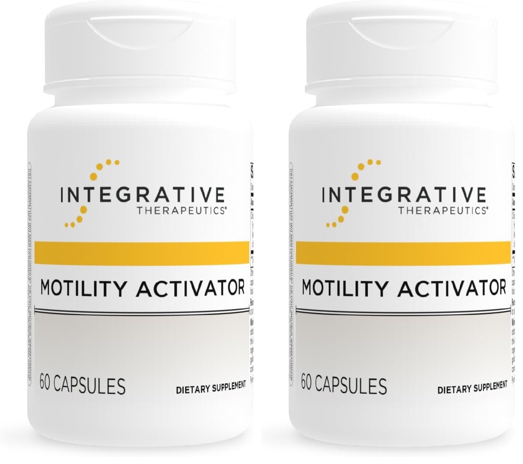 Integrative Therapeutics Motility Activator – GI & Gut Health Support Supplement* - Dairy-Free & Gluten-Free - 60 Capsules (60 Servings) (Pack of 2)