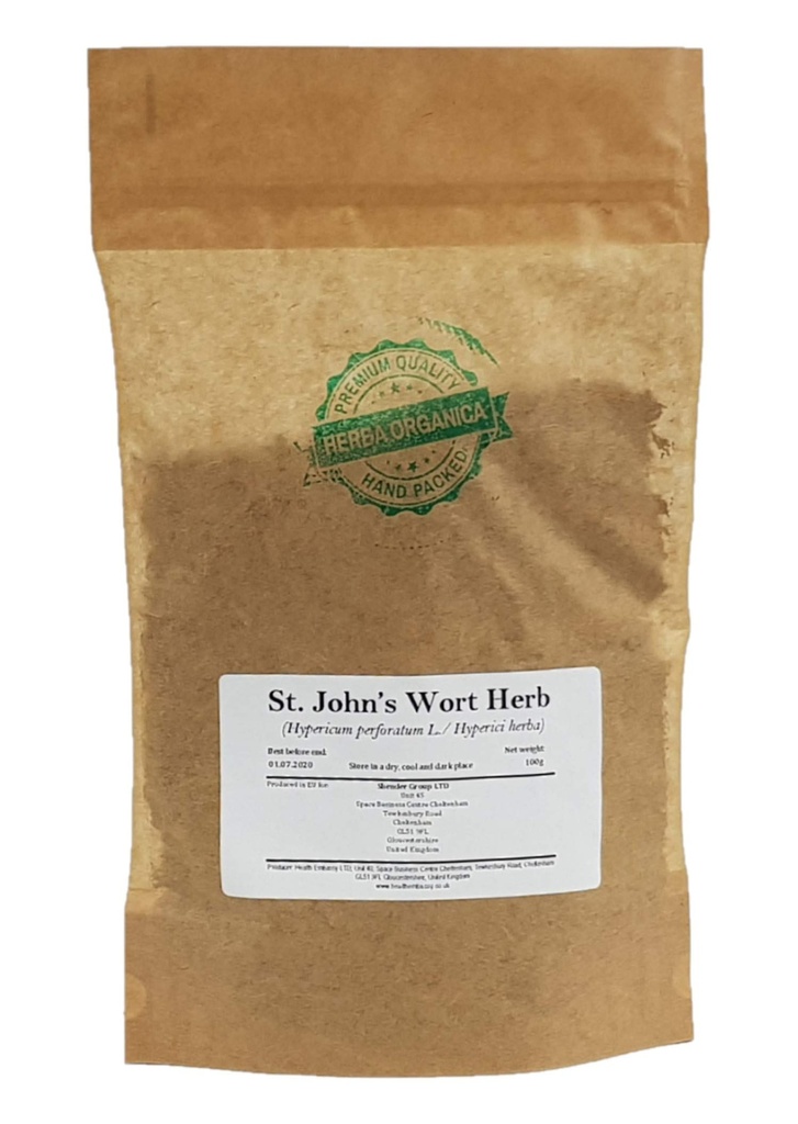 St Johns Wort Herb - Hypericum Perforatum L - Herbal Tea (100g)
