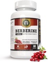 Berberine HCL 1200mg Premium, Ultra High Puritate, Pure 60 Capsule - Berberine Supliment, Suporturi Sistem imunitar, Berberine Plus Îmbunătățit cu Bitter Melon Fruit & Banaba Extract de frunze