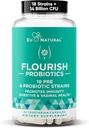 여성을위한 영양 Probiotics + Prebiotics - Gut 및 Digestion, Urinary Tract, Bloating, Vaginal Health - 18 임상 입증 된 Strains, 14 Billion CFU - 30 선반 안정 미니 Vegan 캡슐