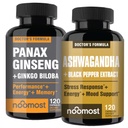 NooMost Panx Ginseng + Ashwagandha 1200 mg Super Combo