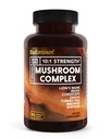 BioEmblem Mushroom Complex - 10:1 Strength and 7 Species - Lions Mane, Reishi, Cordyceps, Chaga, Maitake, Shiitake Mushroom Supplement - Immunity, Energy & Focus, Brain - Non-GMO, Vegan - 90 Caps