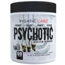 Insane Labz Psychotic Saw, High Stim Pre Workout Powder with OxyGold­™ and AMPiberry®,Extreme Lasting Energy with Teacrine®,Focus with CognitIQ® and Endurance (60 Servings, Watermelon)