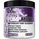 EVL PumpMode Nitric Oxide Supplement - Nitric Oxide Booster Pump Pre Workout Powder with Glycerol and Betaine for Muscle Recovery Growth and Endurance - Stim Free Pre Workout Drink (Furious Grape)