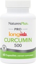 NaturesPlus PRO Longvida Curcumin 500 mg - 60 капсули - Насърчаване на здравословна свободна радикална защита - не-GMO, Vegan & Gluten Free - 60 Servings