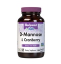 BlueBonnet Nutrition D-Mannose & Cranberry - Fast Acting Urinary Tract Support for Men & Women* - Non-GMO, Vegan, Kosher, Gluten-Free - 100 Vegetable Capsules, 50 Servings