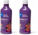 Medline Cranberry + Liquid UTI Dietary Supplement, 30 oz Bottle (Pack of 2)