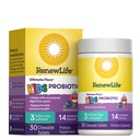 Renew Life Kids Probiotic Chewables, Supports Digestive & Immune Health, Prebiotics & Probiotics, Raspberry, 30 Chewable Tablets