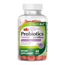 HealthA2Z Probiotics Gummies | 2.5 Billion CFUs | 60 Gummies | Sugar Free