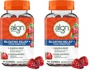 Align Probiotic, Bloating Relief + Food Digestion, Probiotics for Women and Men, Probiotic Helps Soothe Occasional Bloating*, with Vitamin B12 to Help Break Down Food into Cellular Energy*,60 Gummies
