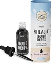 Pure Himalayan Shilajit ® Liquid Drops - Най-чистата форма на Shilajit, 99, 9% Абсорбция за имунна подкрепа, енергийна подемна сила, анти-стареене - Natural Trace Minerals & Fulvic Acid (50ml)
