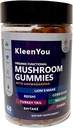 Lion's Mane & Ashwagandha Supplement Gummies - Bilişsel və İmmune Support üçün Çərşənc Mushroom Supplement, Reishi, Cordyceps - Aşağı Carb, 60 Organic Mushroom Gummies